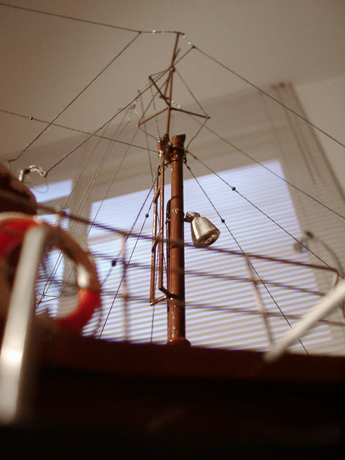 Blick in den Mast